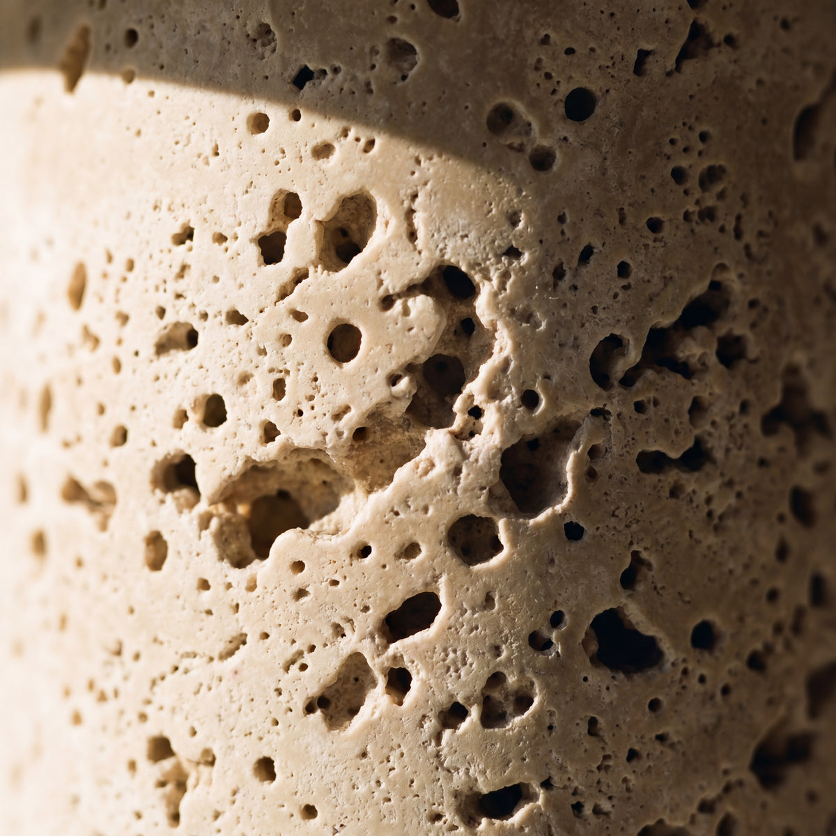 The Cordless Travertine Table Lamp
